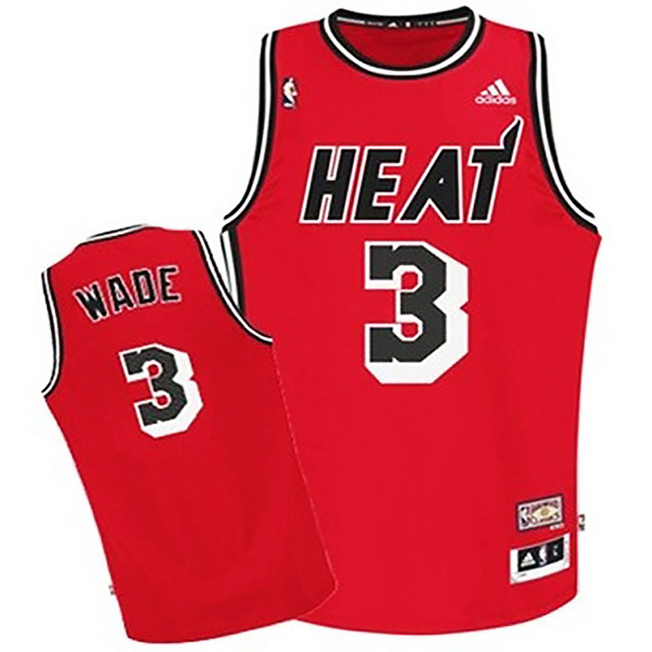 Dwyane Wade Youth Miami Heat #3 Hardwood Classic Swingman Red Jersey