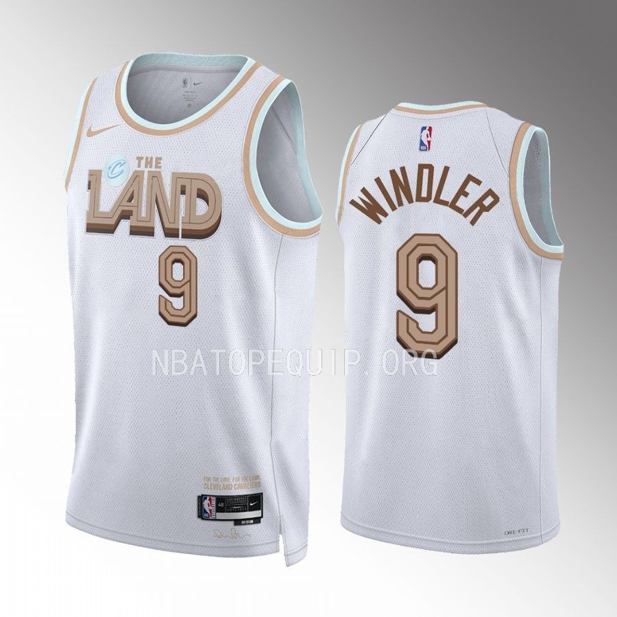 Dylan Windler 2022-23 Cleveland Cavaliers White #9 City Edition Jersey Swingman