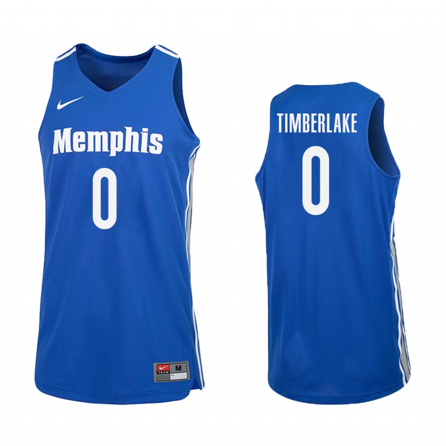Earl Timberlake Memphis Tigers Blue Jersey College  2021 transfer
