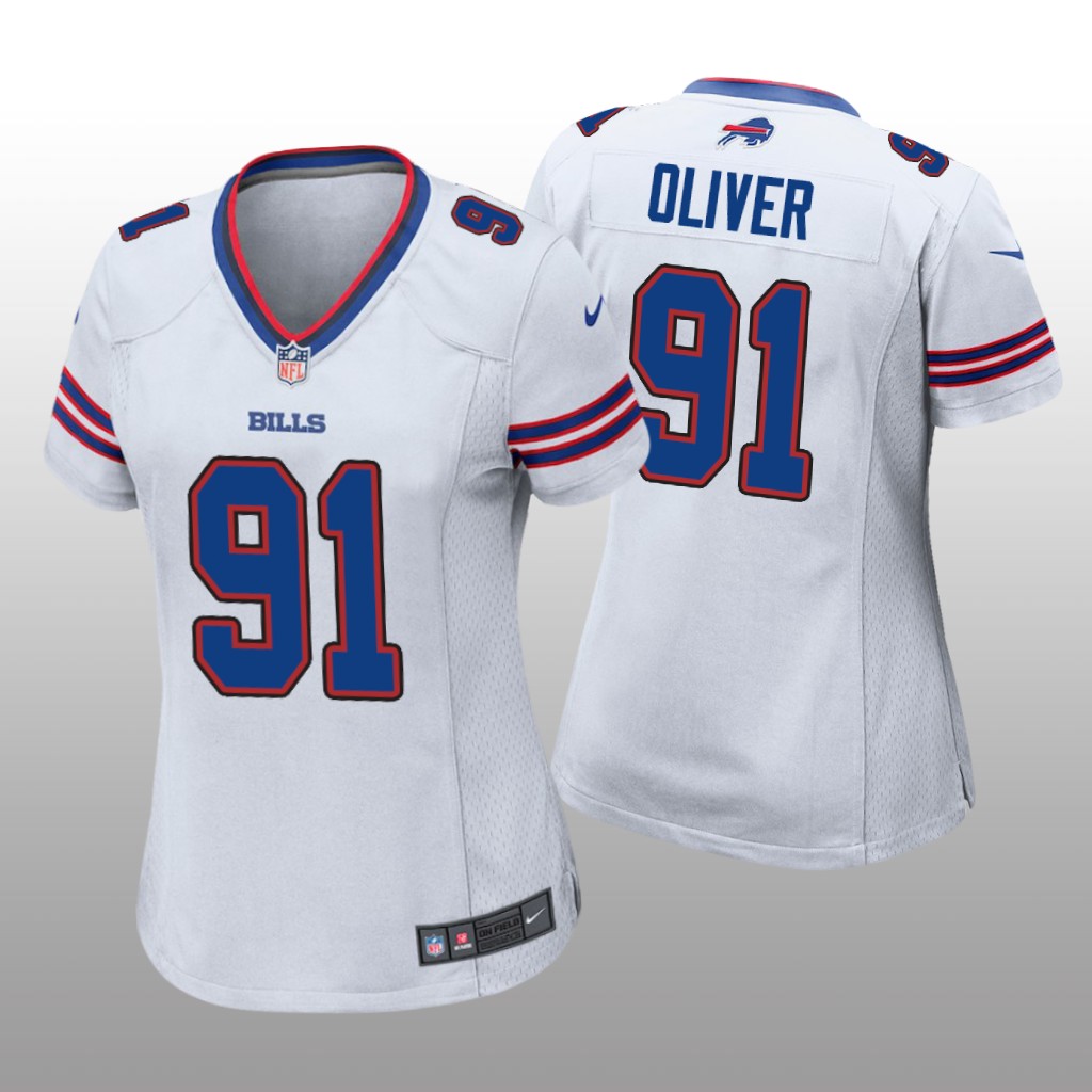 Ed Oliver Buffalo Bills White NFL Draft Game Jersey