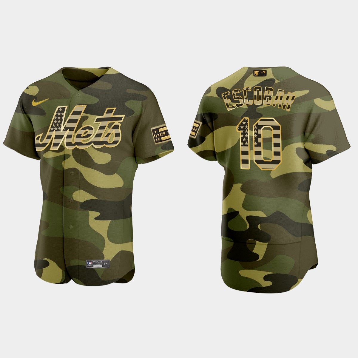 Eduardo Escobar New York Mets 2022 Armed Forces Day Jersey - Camo