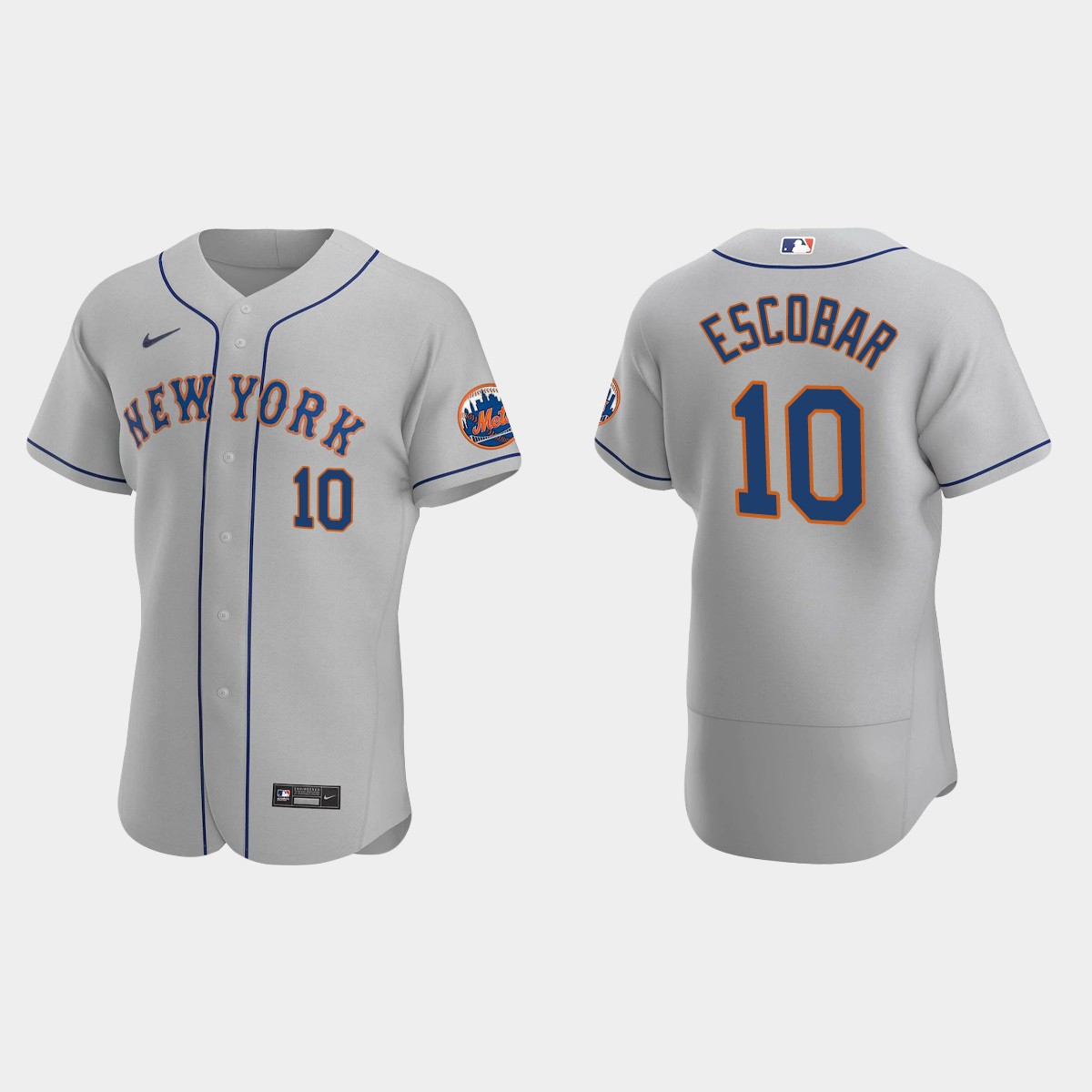 Eduardo Escobar New York Mets Road Jersey - Gray
