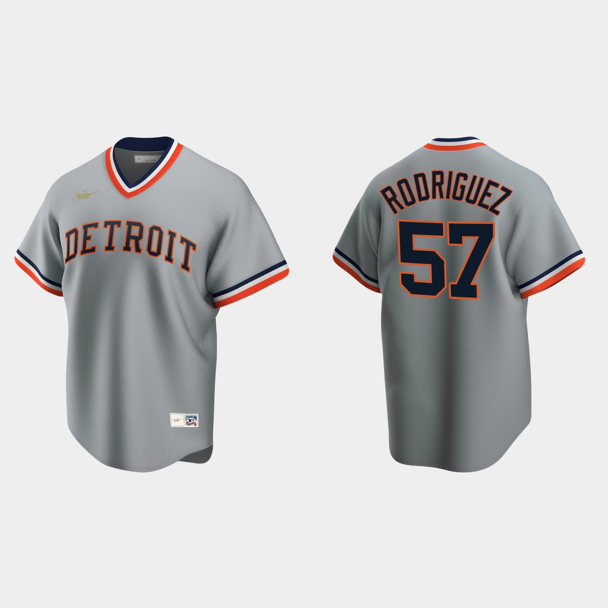 Eduardo Rodriguez Detroit Tigers Cooperstown Collection Road Jersey - Gray