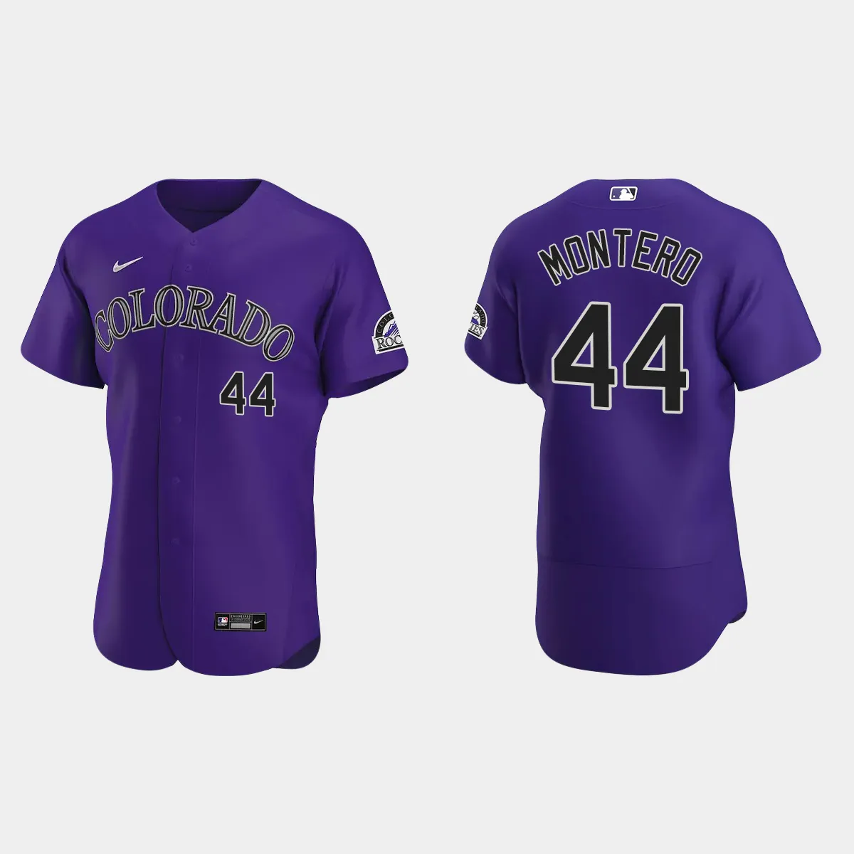 Elehuris Montero Colorado Rockies Alternate Jersey - Purple