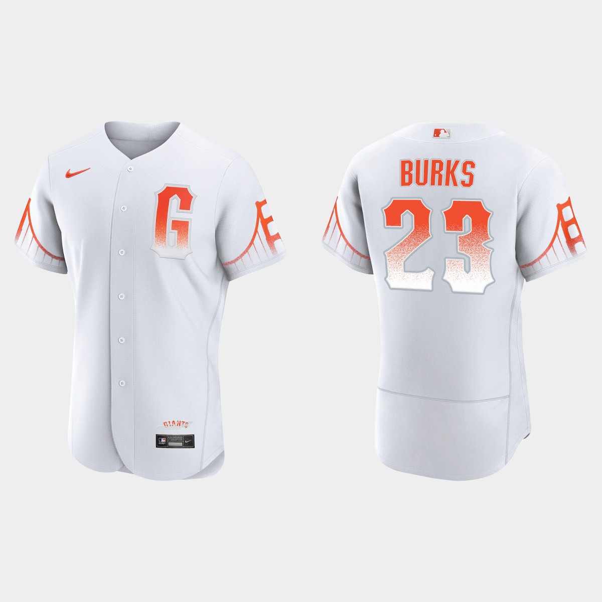 Ellis Burks San Francisco Giants 2021 City Connect Jersey - White