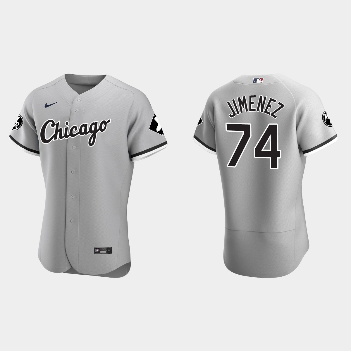 Eloy Jimenez Chicago White Sox MR Patch Jersey - Gray