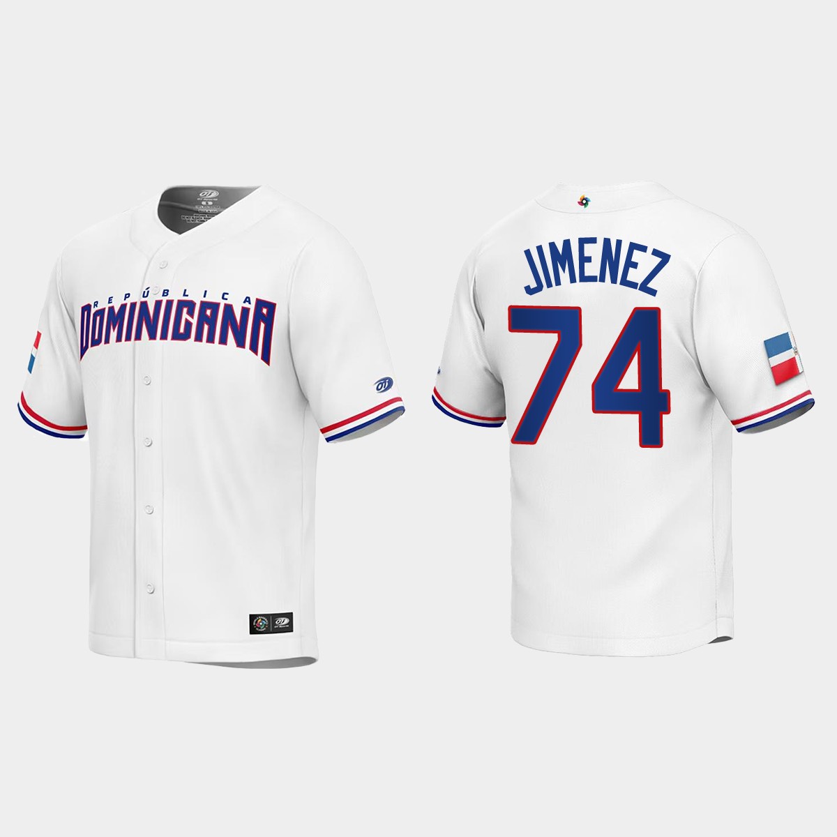 Eloy Jimenez Dominican Republic  2023 World  Classic Jersey - White