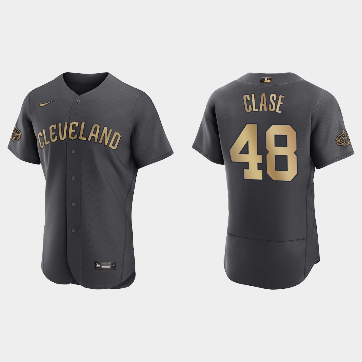 Emmanuel Clase Cleveland Guardians 2022 MLB All-Star Game Jersey - Charcoal