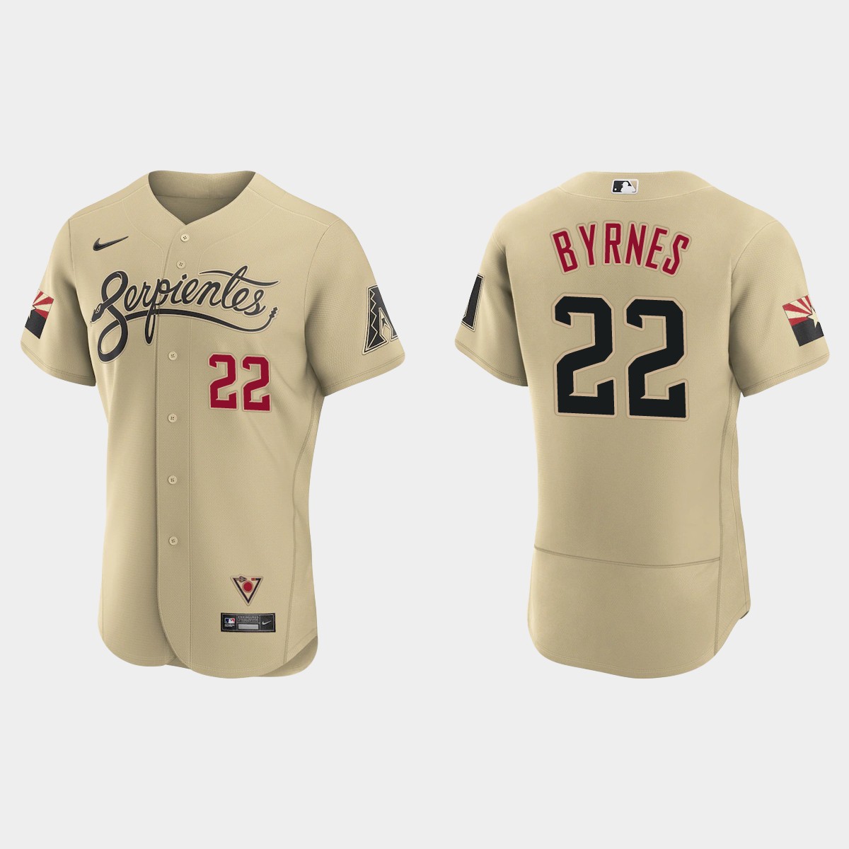 Eric Byrnes Arizona Diamondbacks 2021 City Connect Jersey - Gold
