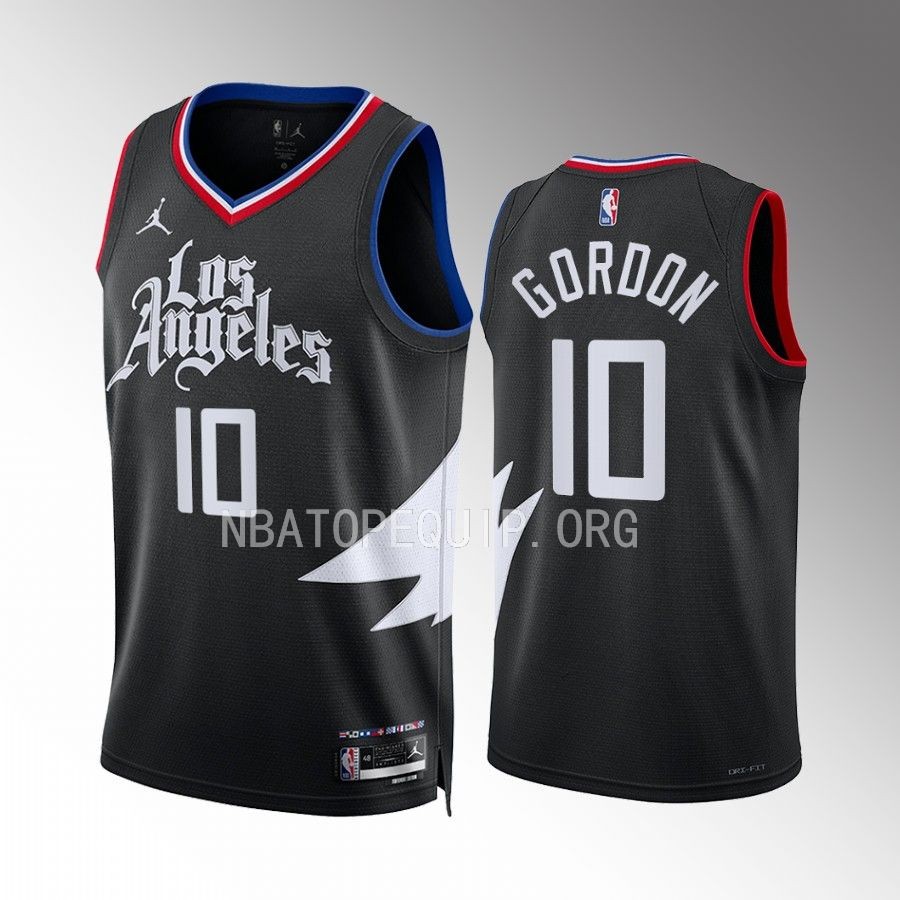 Eric Gordon 2022-23 LA Clippers Black #10 Statement Edition Jersey Swingman