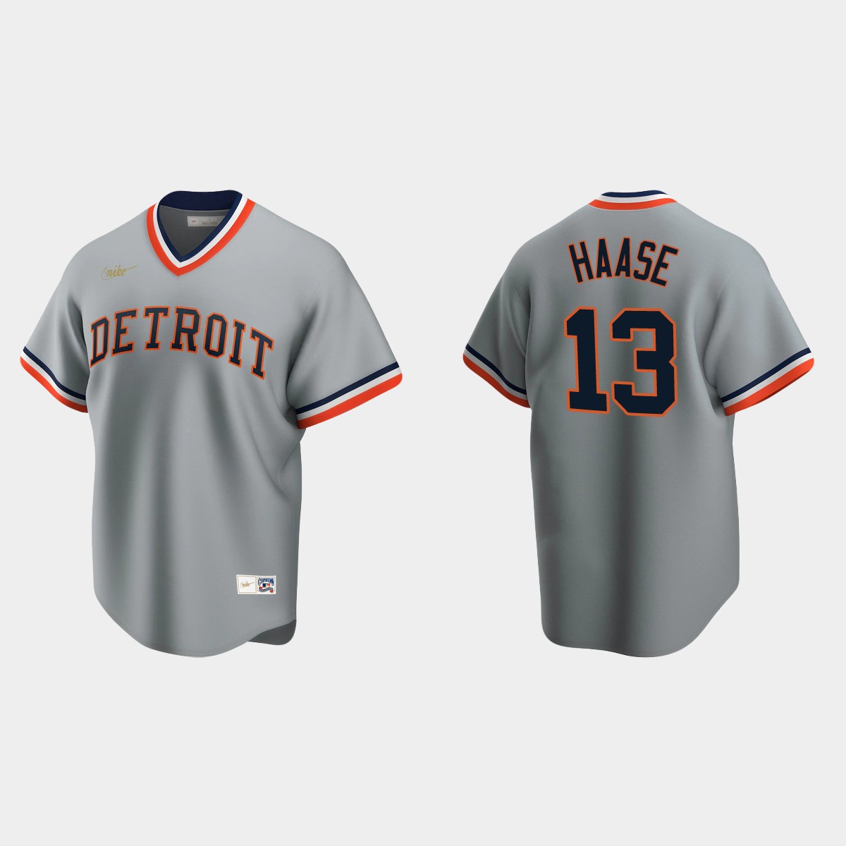 Eric Haase Detroit Tigers Cooperstown Collection Road Jersey - Gray
