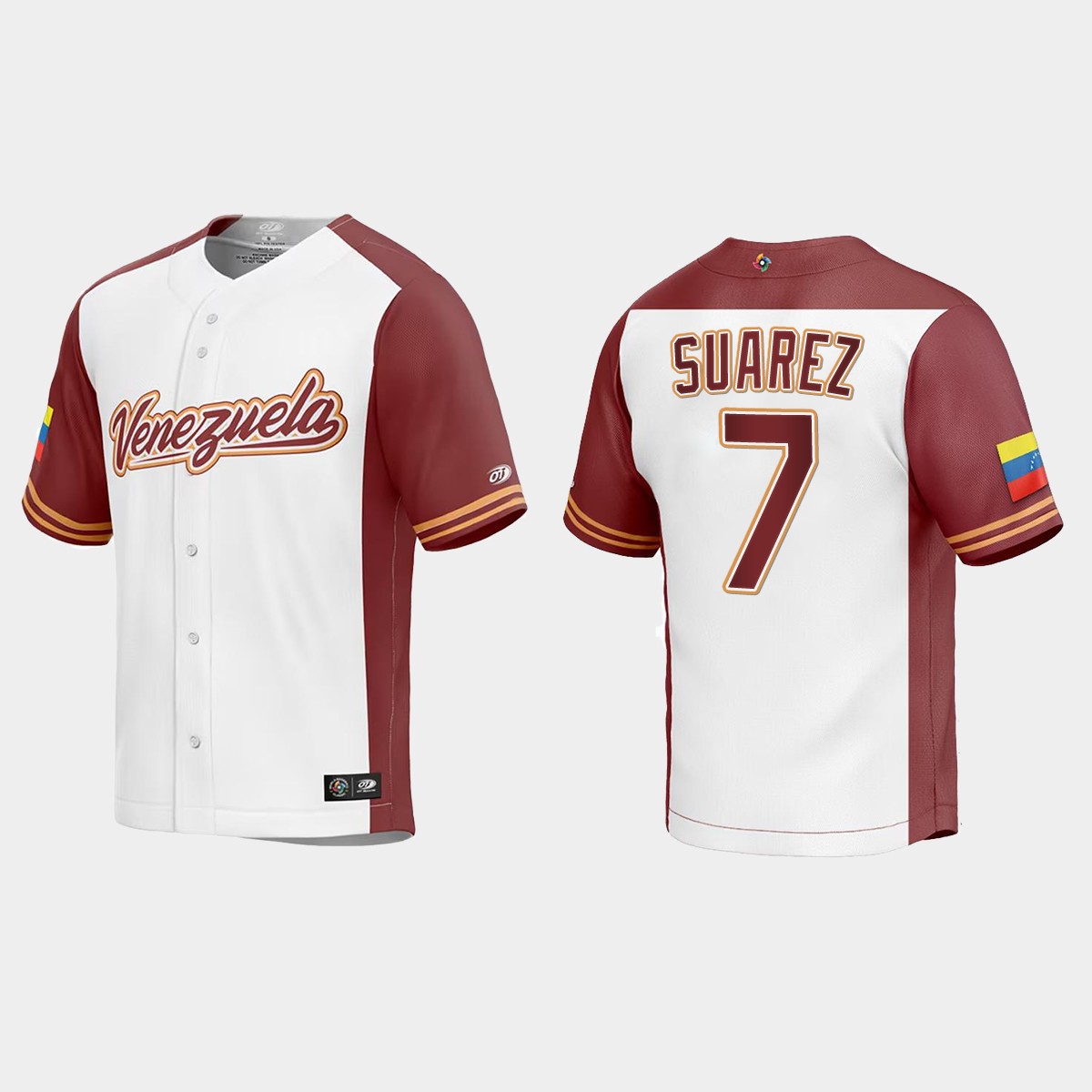 Eugenio Suarez Venezuela  2023 World  Classic Jersey - White