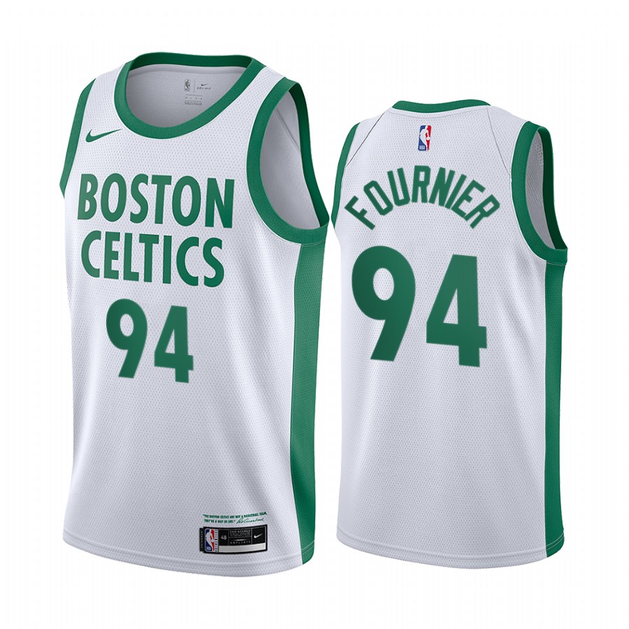 Evan Fournier Boston Celtics White City Edition 2021 Trade Jersey