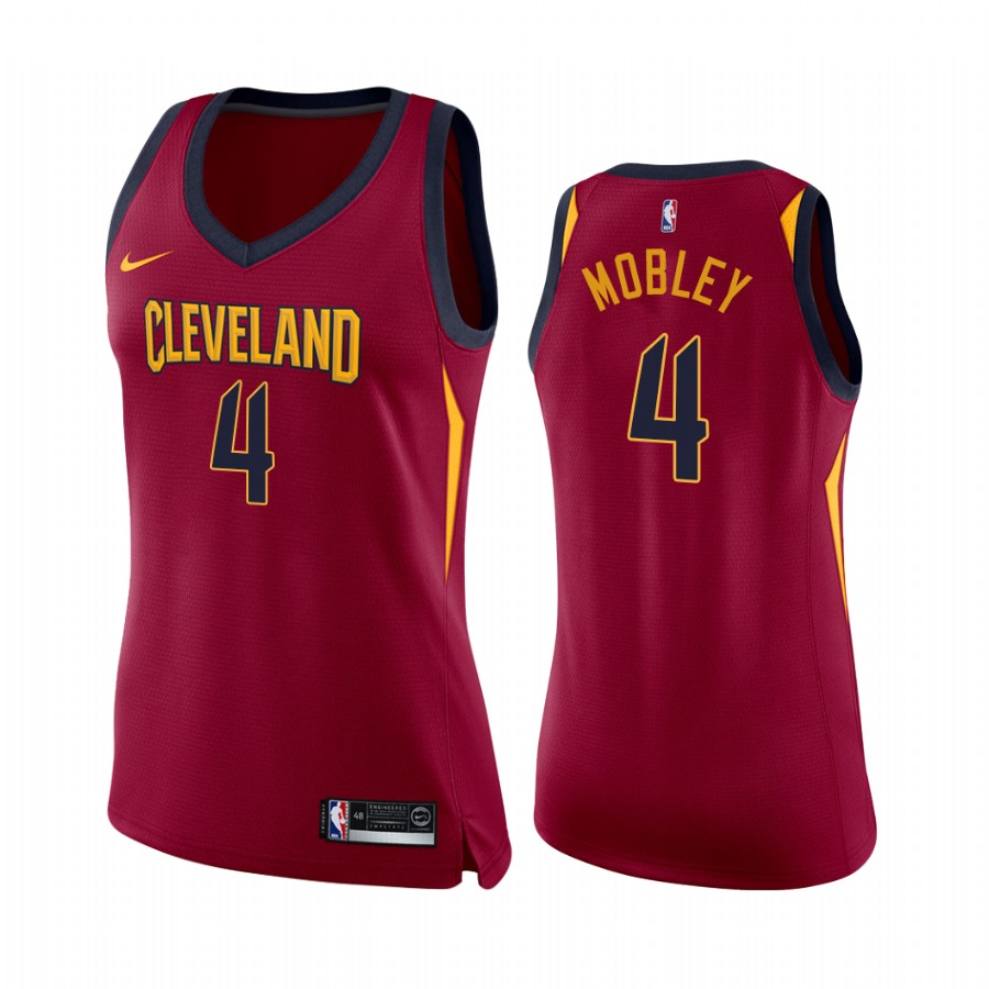 Evan Mobley Cleveland Cavaliers Wine Icon Edition 2021 Women Jersey 2021 NBA Draft