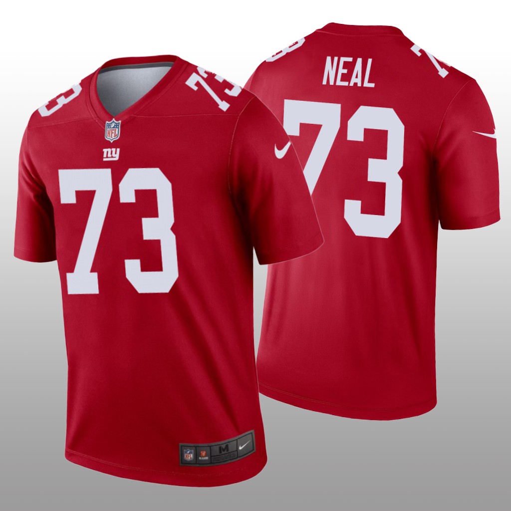 Evan Neal New York Giants Red Jersey Inverted Legend - Men's