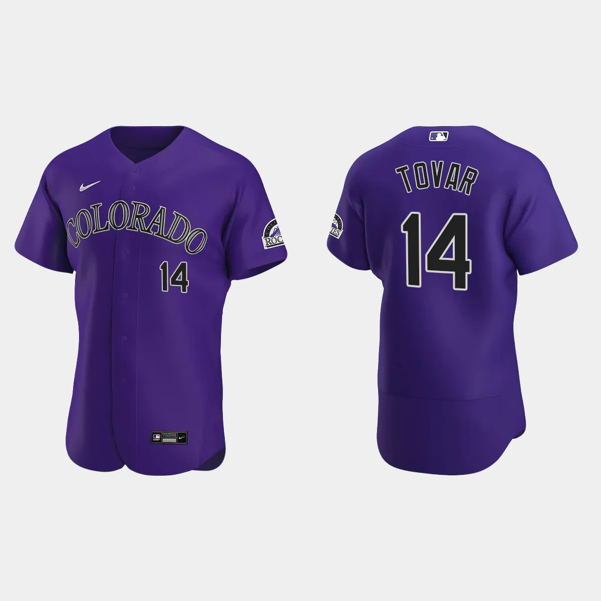 Ezequiel Tovar Colorado Rockies Alternate Jersey - Purple