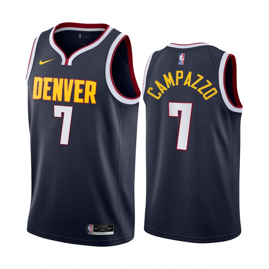 Facundo Campazzo Denver Nuggets 2020-21 Navy Icon Jersey 2020 Trade