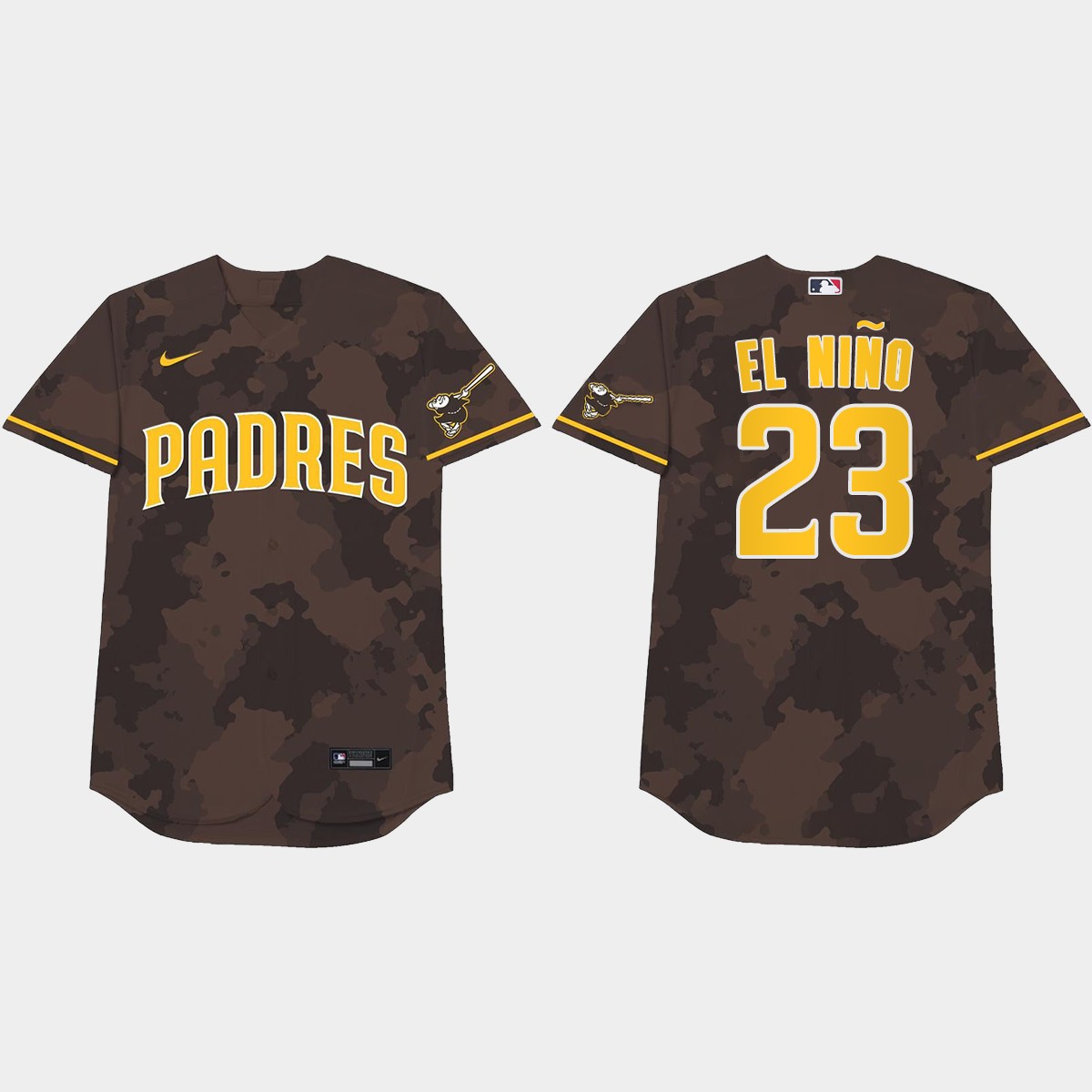 Fernando Tatis Jr. Nickname Padres 2021 Players' Weekend El Nino Jersey - Camo