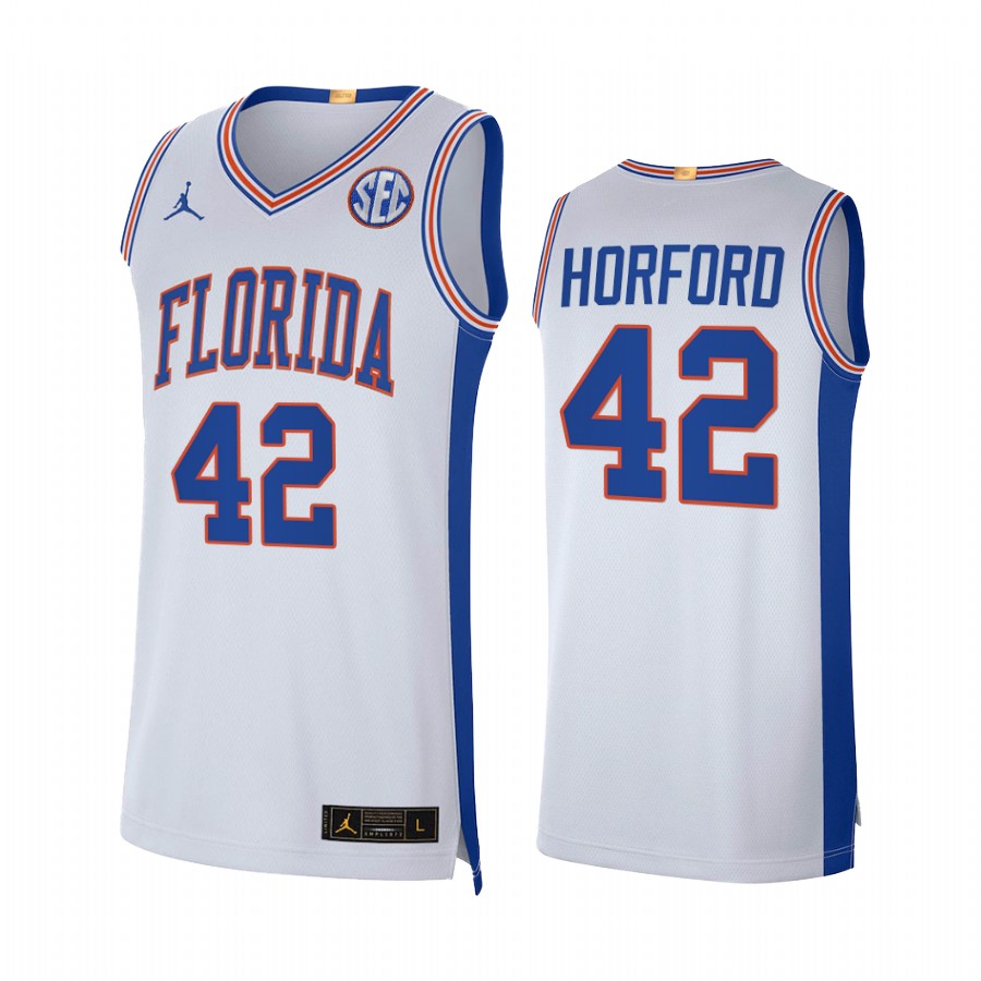 Florida Gators Al Horford Jersey Elite Limited White NBA Alumni Uniform
