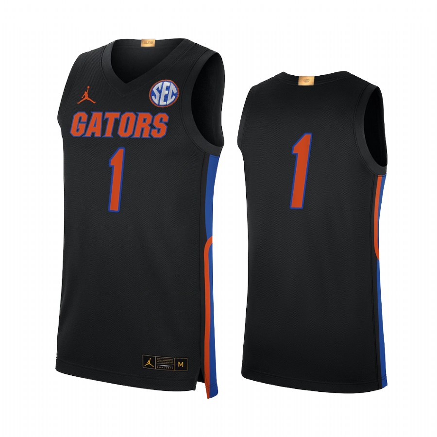 Florida Gators Black Jersey 2021-22 Elite Limited College