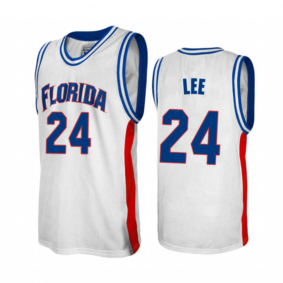 Florida Gators David Lee White Alumni College Baketball Jersey NCAA