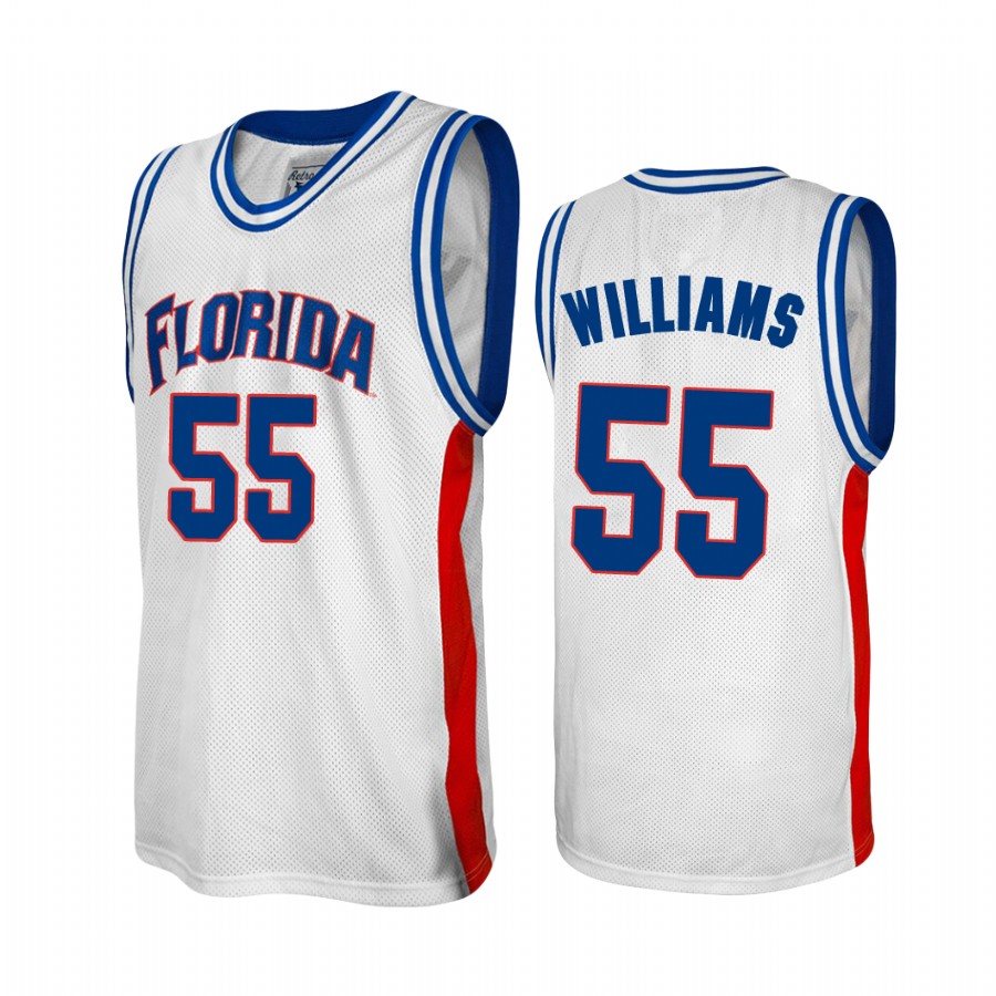 Florida Gators Jason Williams White Alumni College Baketball Jersey NCAA