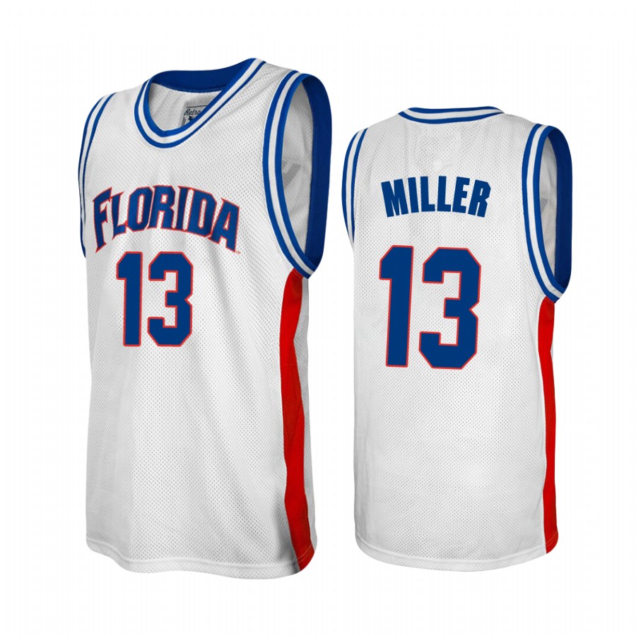 Florida Gators Mike Miller White Alumni College Baketball Jersey NCAA