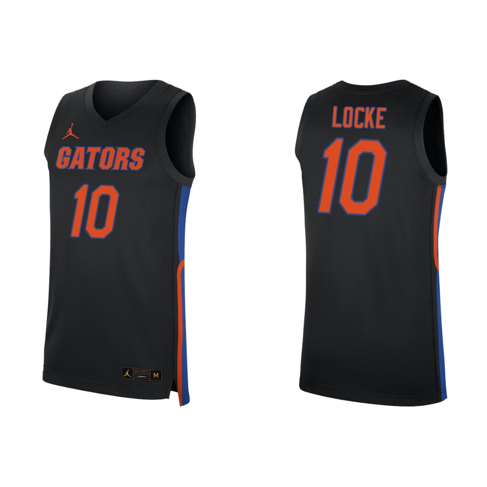 Florida Gators Noah Locke  College  Black Jersey