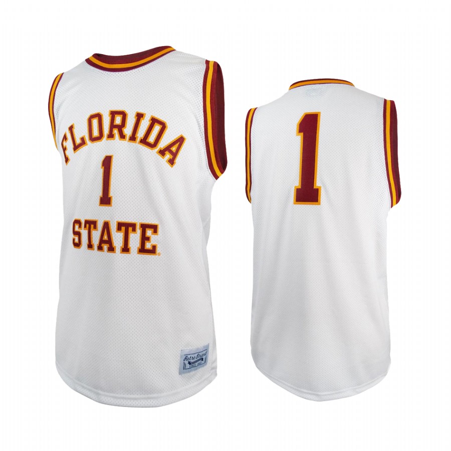 Florida State Seminoles Jersey Commemorative  White Original Retro
