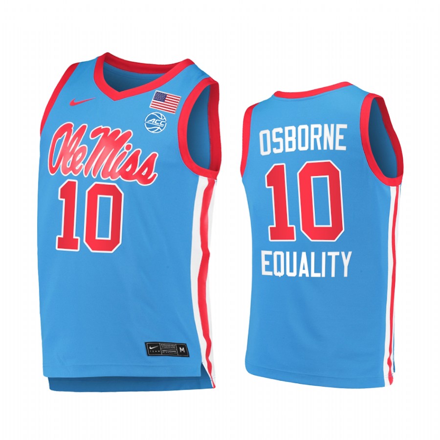 Florida State Seminoles Malik Osborne Blue Equality  Jersey
