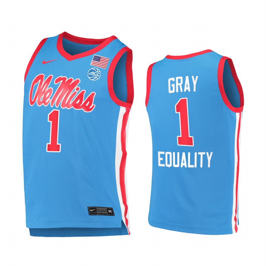 Florida State Seminoles Raiquan Gray Blue Equality  Jersey
