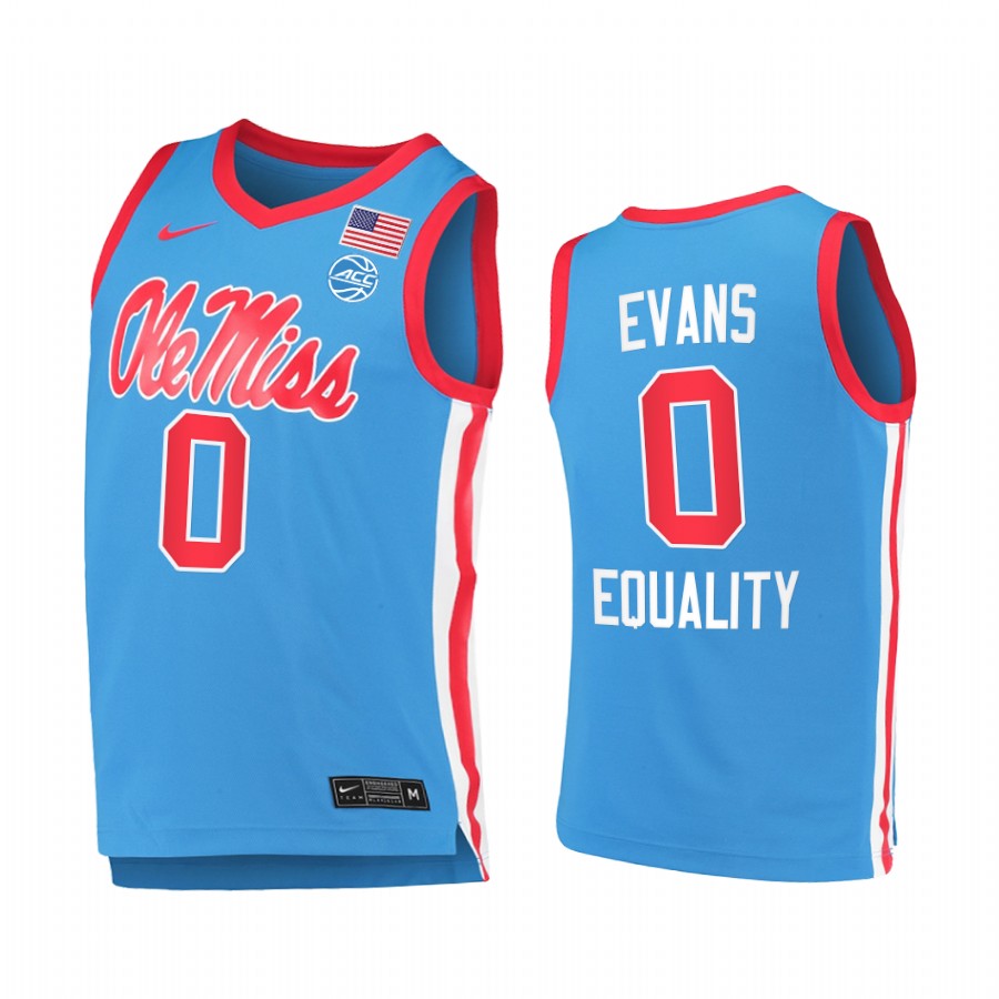 Florida State Seminoles RayQuan Evans Blue Equality  Jersey
