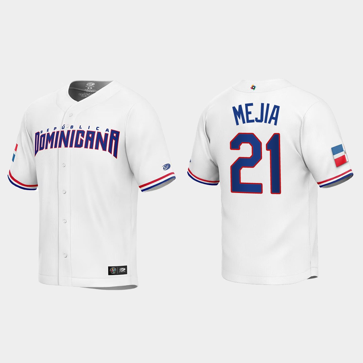 Francisco Mejia Dominican Republic  2023 World  Classic Jersey - White