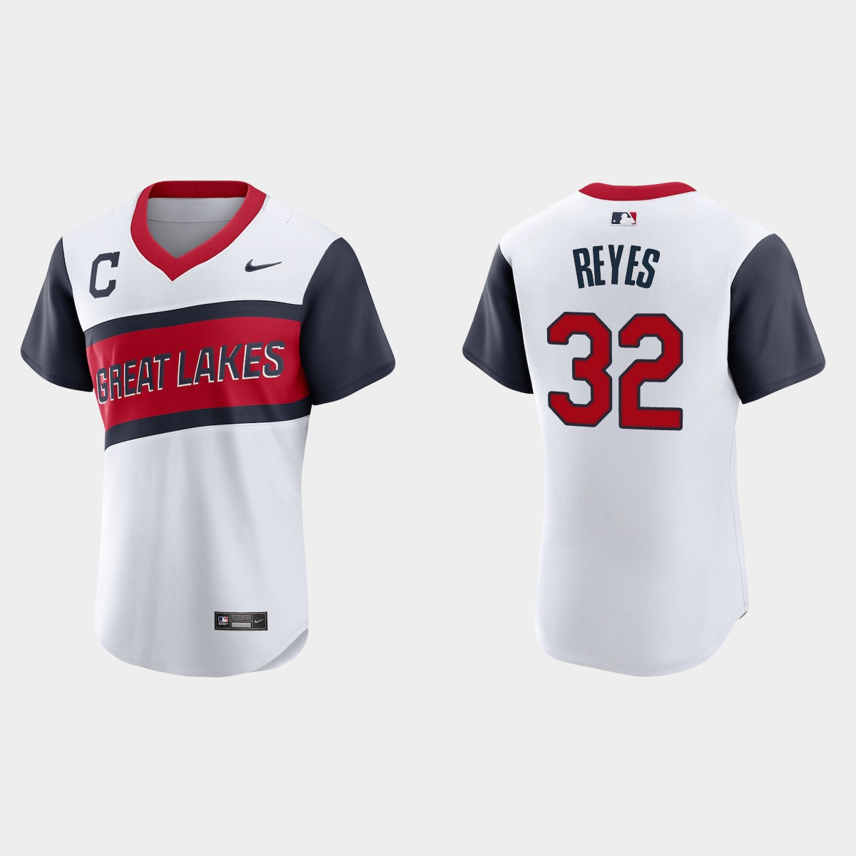 Franmil Reyes Cleveland Indians 2021 Little League Classic Home Jersey - White