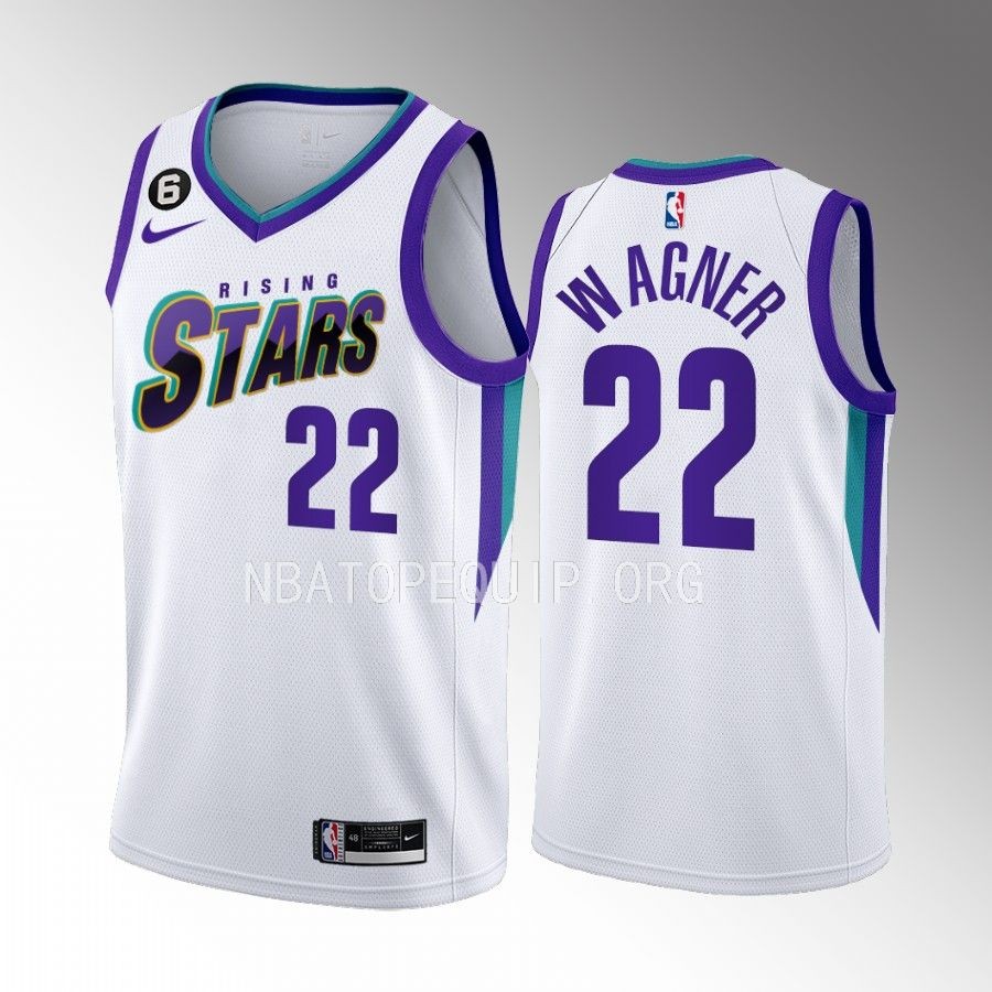 Franz Wagner 2023 NBA Rising Stars White Jersey Orlando Magic #22