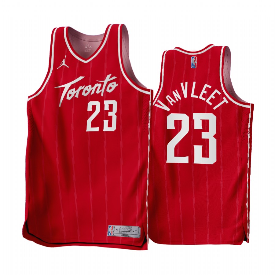 Fred VanVleet 2022-23 Toronto Raptors Red #23 Earned Edition Jersey