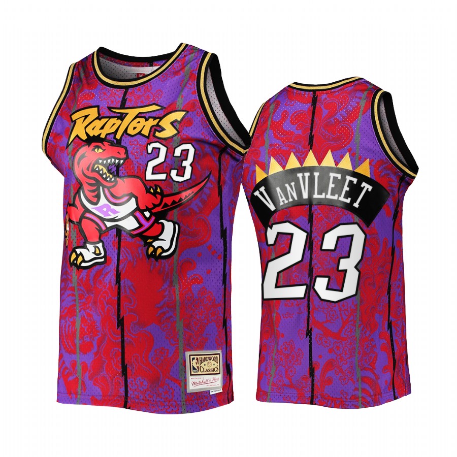 Fred VanVleet Lunar New Year Toronto Raptors Purple Jersey Mitchell Ness
