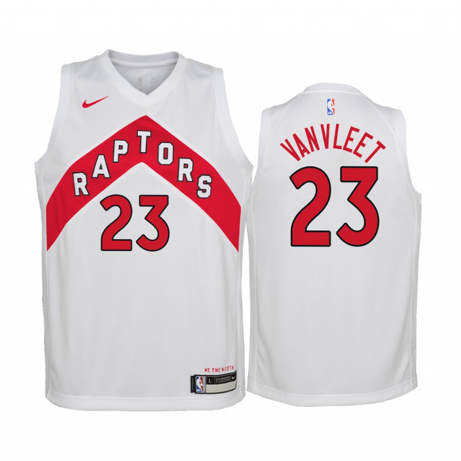 Fred VanVleet Toronto Raptors 2020-21 Association Youth Jersey - White