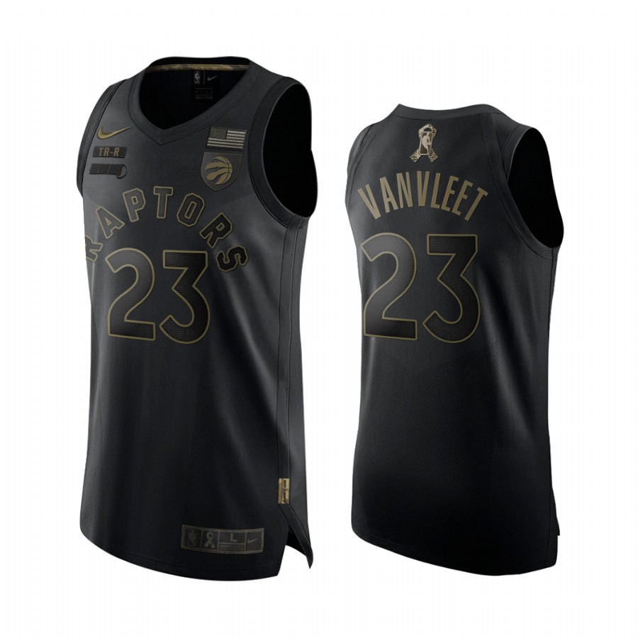 Fred VanVleet Toronto Raptors 2020 Salute To Service Black Jersey