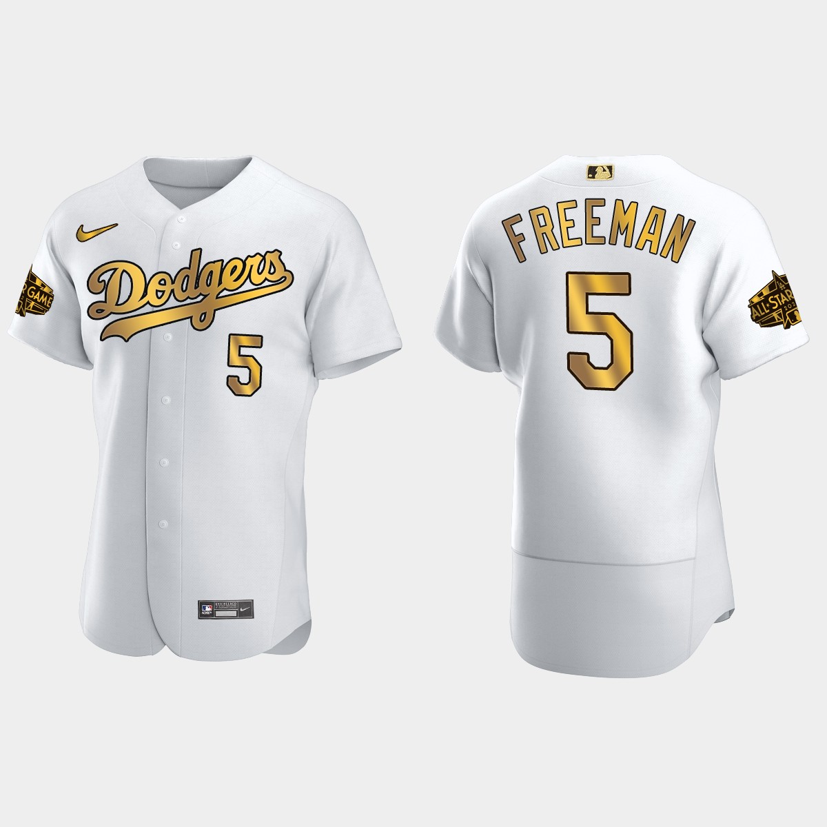 Freddie Freeman Los Angeles Dodgers 2022 MLB All-Star Game Jersey - White Gold