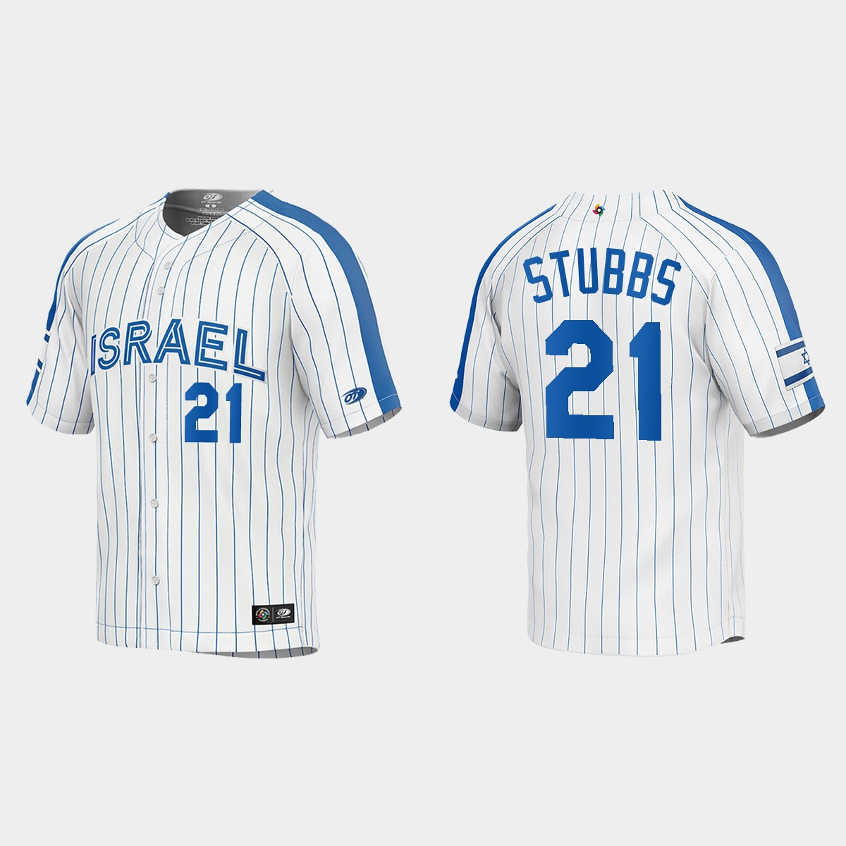 Garrett Stubbs Israel  2023 World  Classic Jersey - White