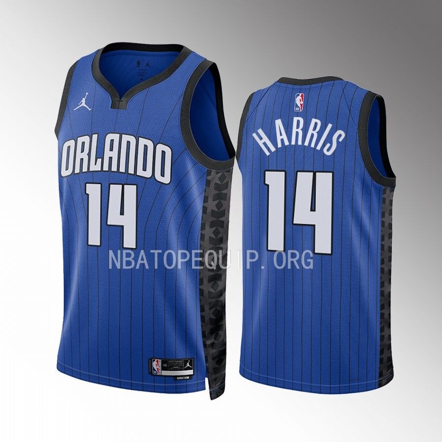 Gary Harris 2022-23 Orlando Magic Blue #14 Statement Edition Jersey Swingman