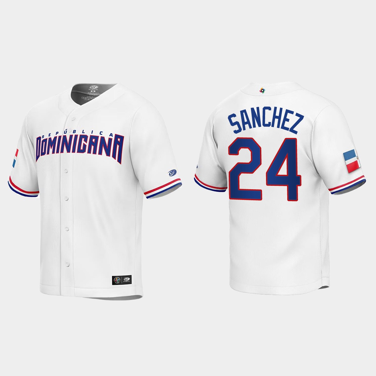 Gary Sanchez Dominican Republic  2023 World  Classic Jersey - White