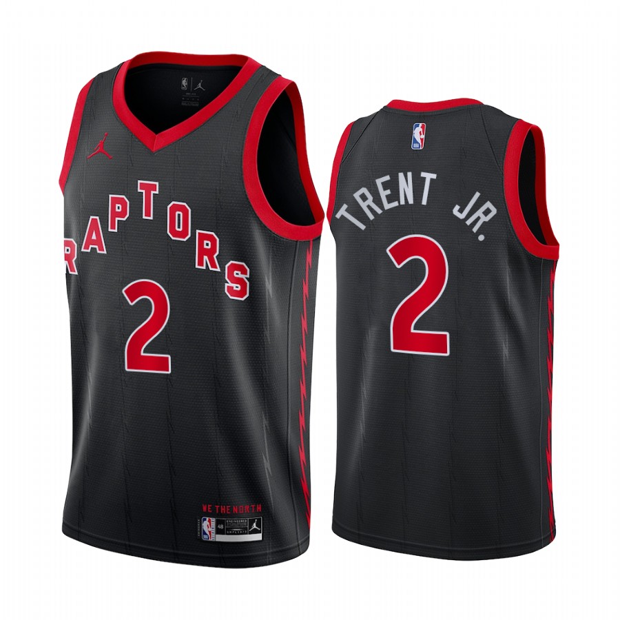 Gary Trent Jr. Toronto Raptors Black Statement Edition 2021 Trade Jersey