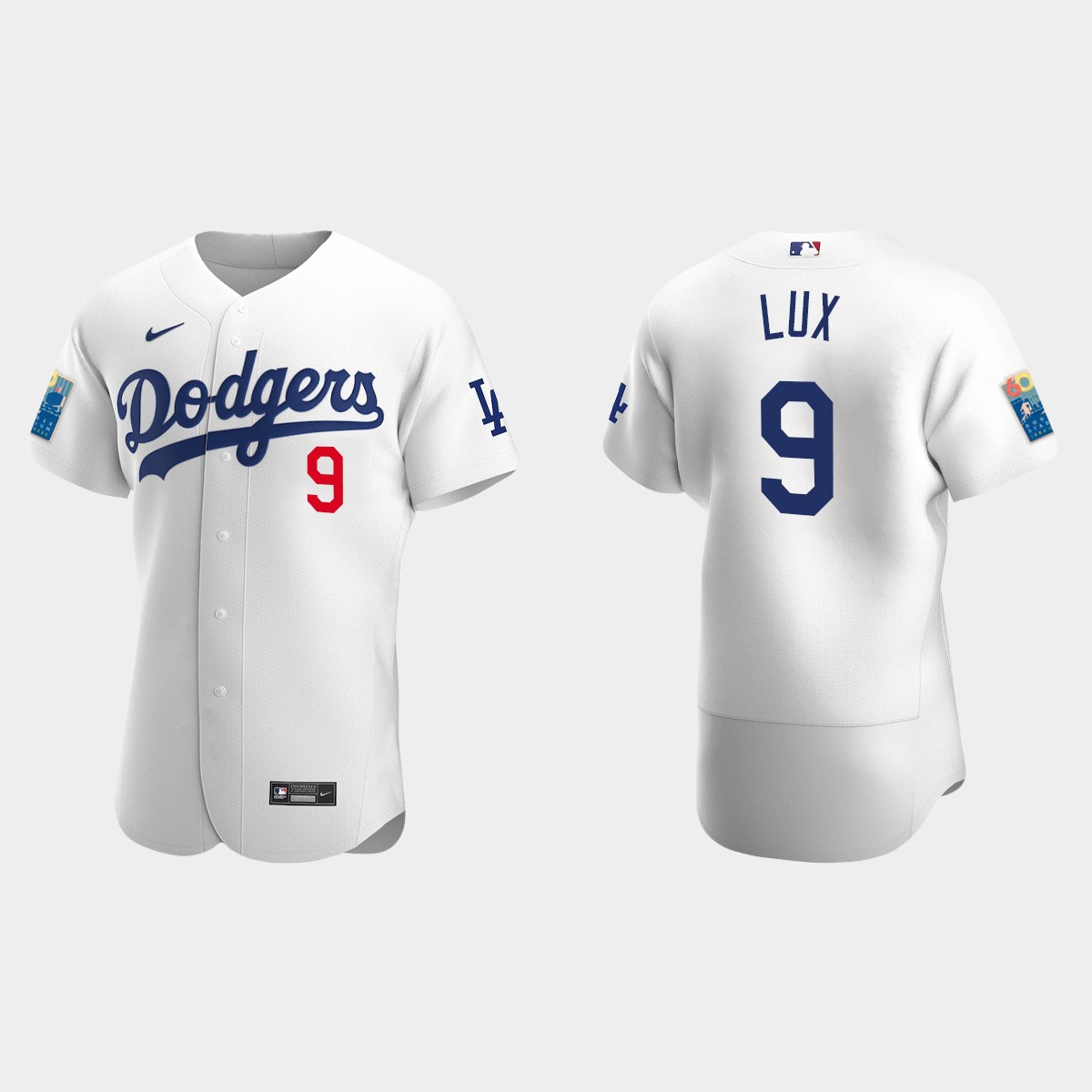 Gavin Lux Los Angeles Dodgers 2022 Dodger Stadium 60th Anniversary Jersey - White