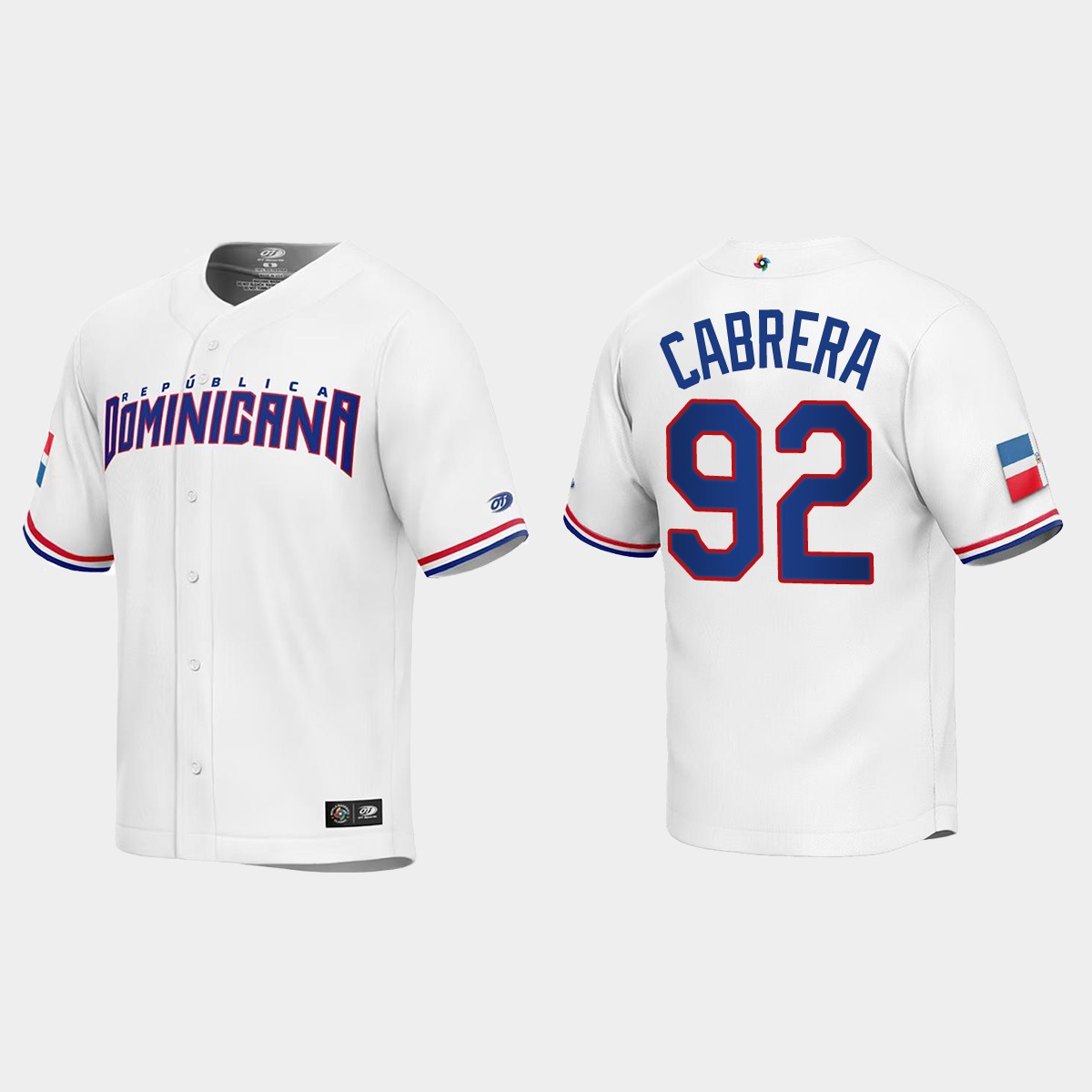 Genesis Cabrera Dominican Republic  2023 World  Classic Jersey - White