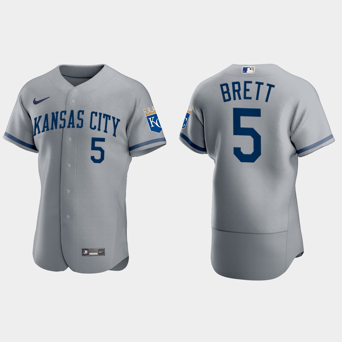 George Brett Kansas City Royals 2022 Jersey - Gray
