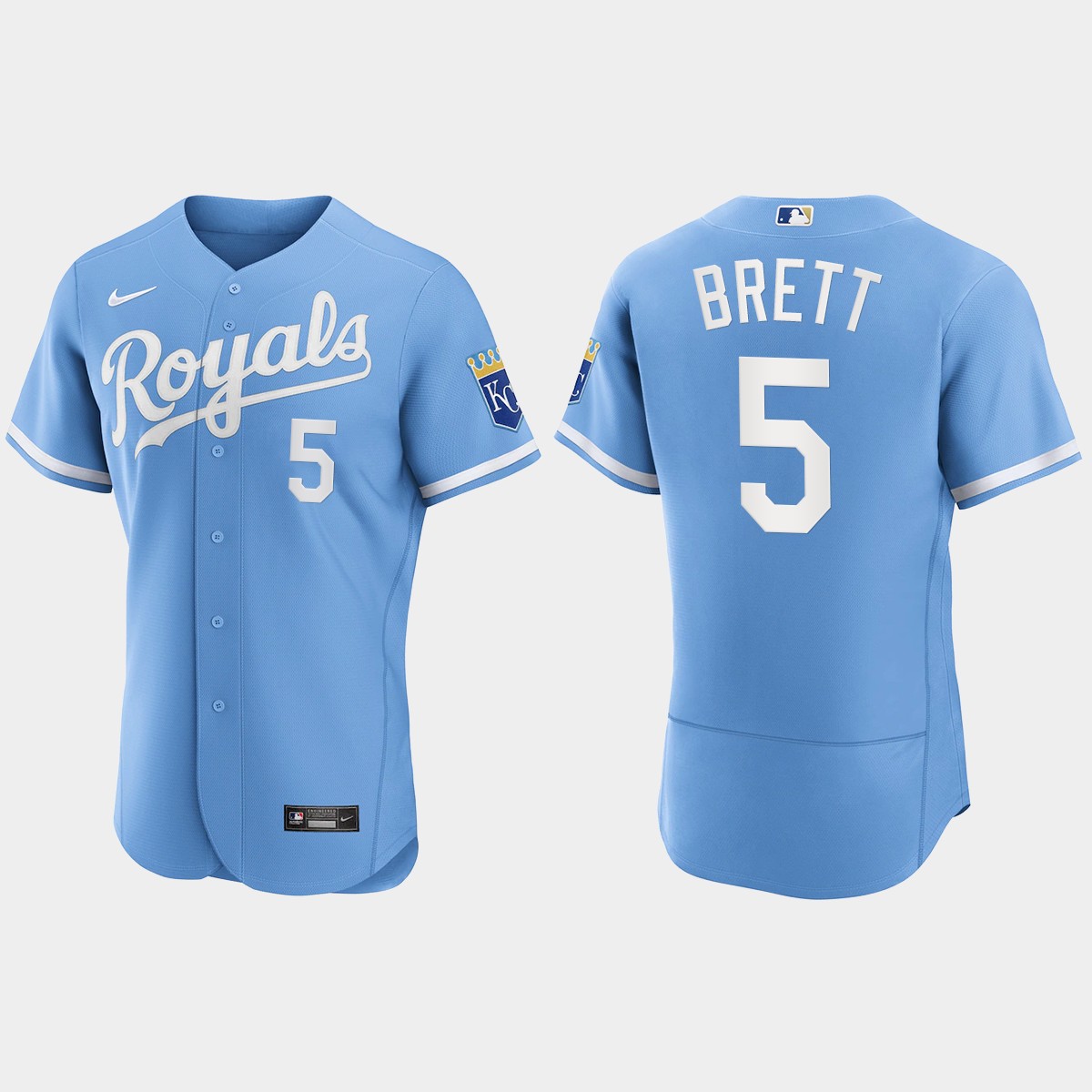 George Brett Kansas City Royals 2022 Jersey - Powder Blue