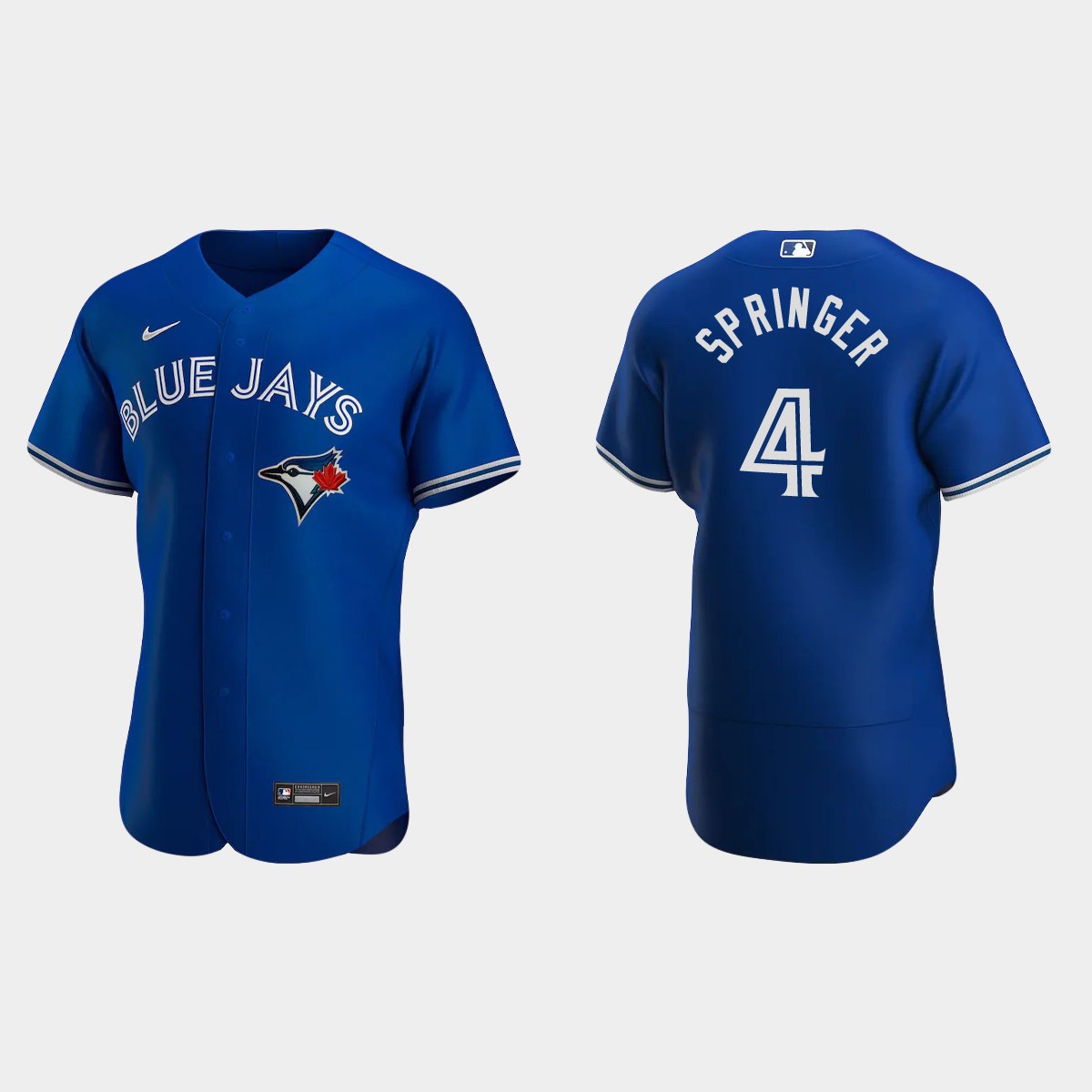 George Springer #4 Toronto Blue Jays Alternate Jersey - Royal