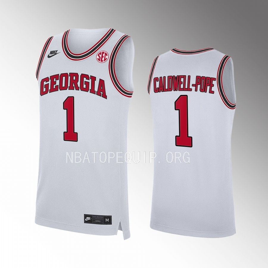 Georgia Bulldogs Kentavious Caldwell-Pope Jersey Alumni  White  Uniform